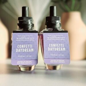 2 Confetti Daydream Wallflower Refills by Bath and Body Works